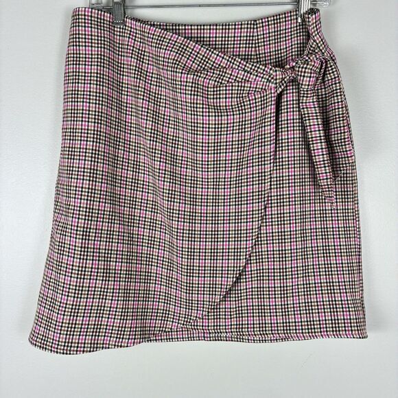 LOFT Dresses & Skirts - LOFT Plaid School Girl Skirt‎ Sz 6 Pink Preppy Academia K Pop